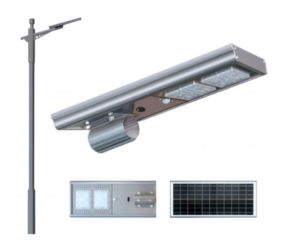 Solar integreret lampe